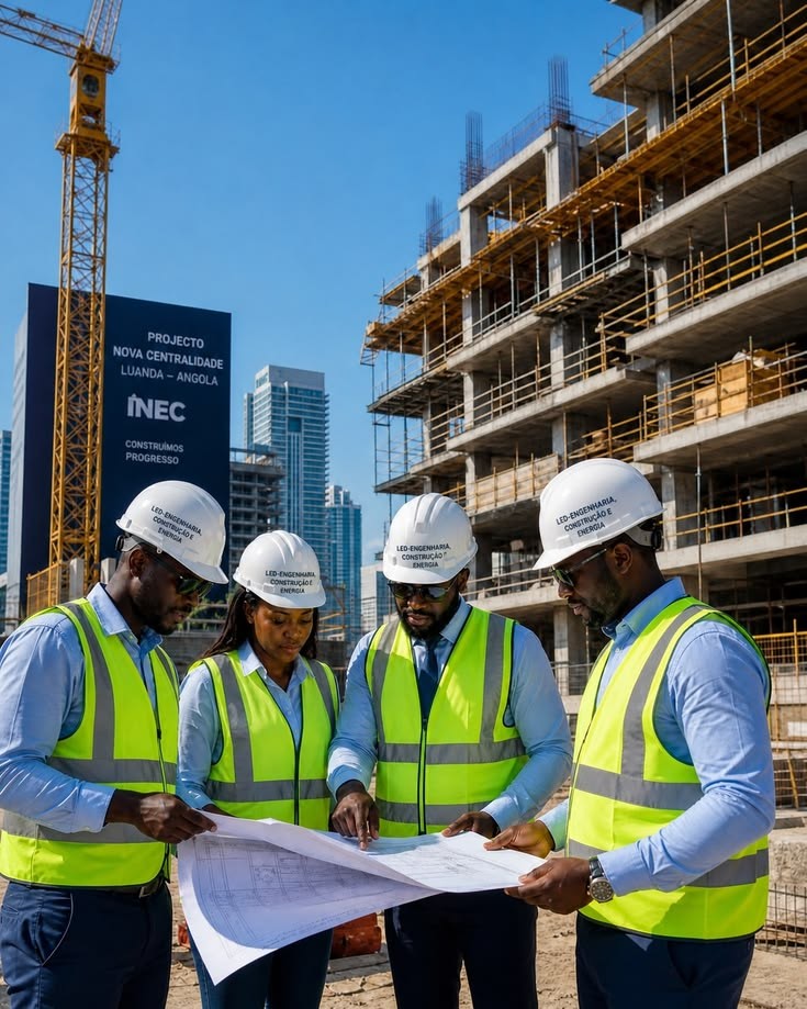 VAGAS DE EMPREGO NA CONSTRUÇÃO CIVIL SÃO ABERTAS EM ANGOLA
